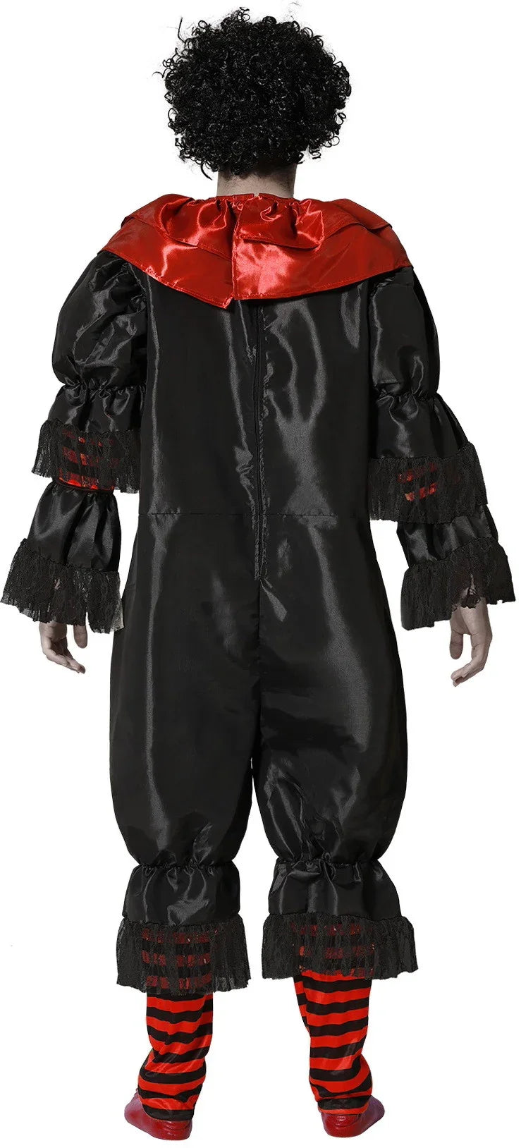 Disfraz de Payaso Asesino Negro y Rojo para Adulto Payasos Asesinos Atosa